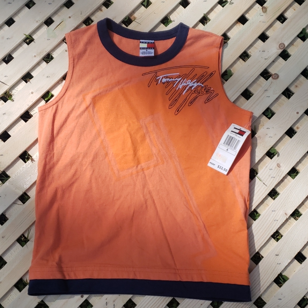 Tommy Hilfiger boys sleeveless t shirt